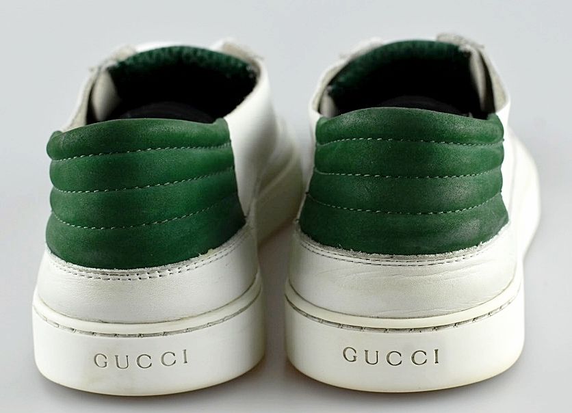 white leather sneakers gucci